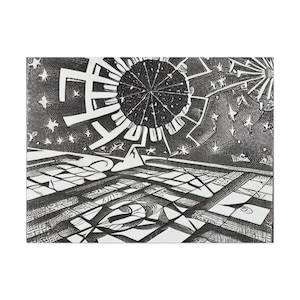 The Twilight Zone Wandbild, Digital Design