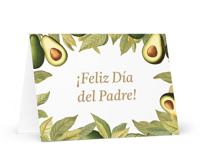 Spanish / Bolivian Father's Day card - Bolivia greeting with colorful trees plants gift for him spouse husband dad father grandfather daddy
