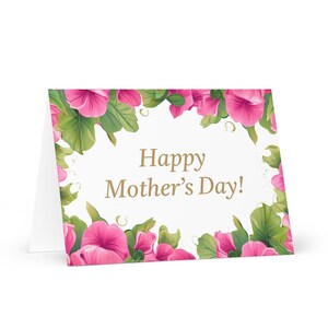Englisch / Botswana Muttertagskarte - Motswana Gruß mit bunten Blumen Blumengeschenk für ihren Ehepartner Frau Mutter Großmutter Liebe Erbe