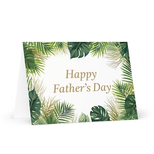 Français / Carte de fête des pères d'Antigua-et-Barbuda - Antigua-Barbuda voeux avec arbres colorés plantes cadeau pour lui épouse mari père