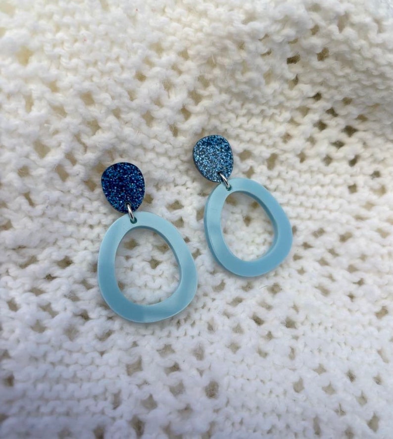 Forget me not earrings Bluebell