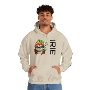 Jamaican Irie Vibe Unisex Hoodie, Cozy Gift for Music Lovers, Urban Style Apparel, Rasta-Inspired,