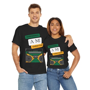 Jamaican Dancehall Enthusiast Colored Unisex Heavy Cotton Tee