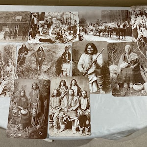 10 Vintage Old West Collectors Series Postcard Postally Unused