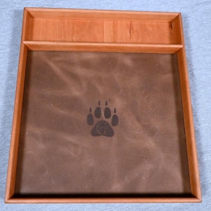 Hardwood Dice Rolling Tray: RPG Tabletop Gaming Gift