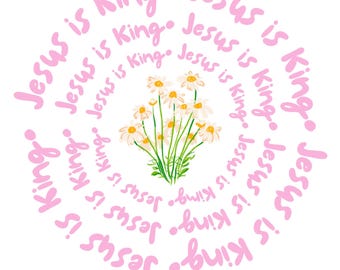 Jesus is King png digitale Datei