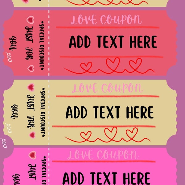 Love Coupon Template, Valentines Day Gifts, Spontaneous Ideas, Lovers Day Plans