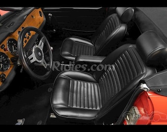 Triumph TR6 OEM-vervangende lederen stoelhoezen 1968-1977