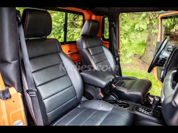 2007 2011 Jeep Wrangler OEM Replacement Leather Seat Covers Etsy
