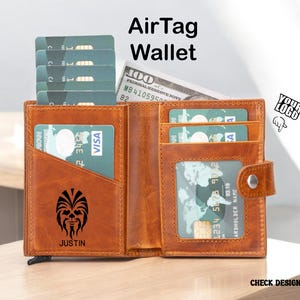 Personalisierte Minimalistische Herren Geldbörse, Individuelle Herren Leder Rfid Geldbörse, Gravierte Slim Geldbörse