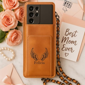 Cartera cruzada de cuero personalizada con compartimento para teléfono, bandolera de cuero italiano, monedero pequeño de viaje de cuero, monedero para teléfono para mujer