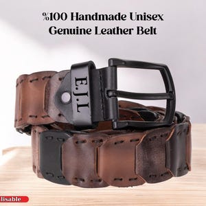 Personalized Full Grain Leather Belt, Custom Womens Engraved Leather Belt, Handcrafted Full-Grain Leather Belt, Grooms Men Gift, Belt