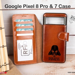 Portefeuille en cuir personnalisé pour Google Pixel 8 Pro, étui en cuir pour Google Pixel 7, étui en cuir pour Pixel 7, étui pour Pixel 7 Pro, étui pour google pixel 6a