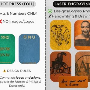Leather Travel Cable Organizer Bag, Zippered Tech Pouch for Chargers (Personalized) image 3