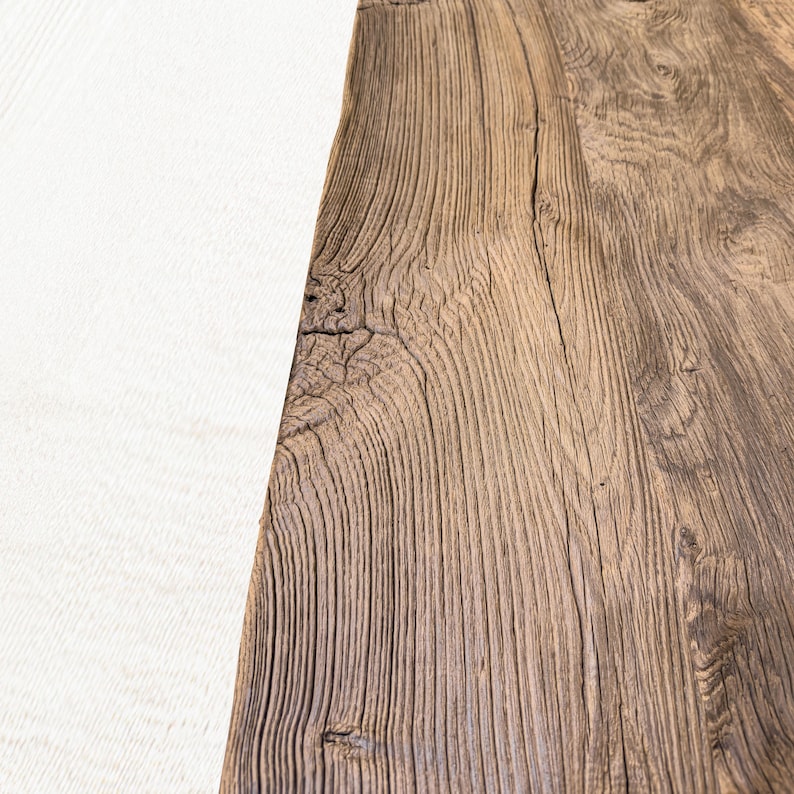 Rustic Dining Table: Reclaimed Wood Farmhouse Style - Custom Sizes ...