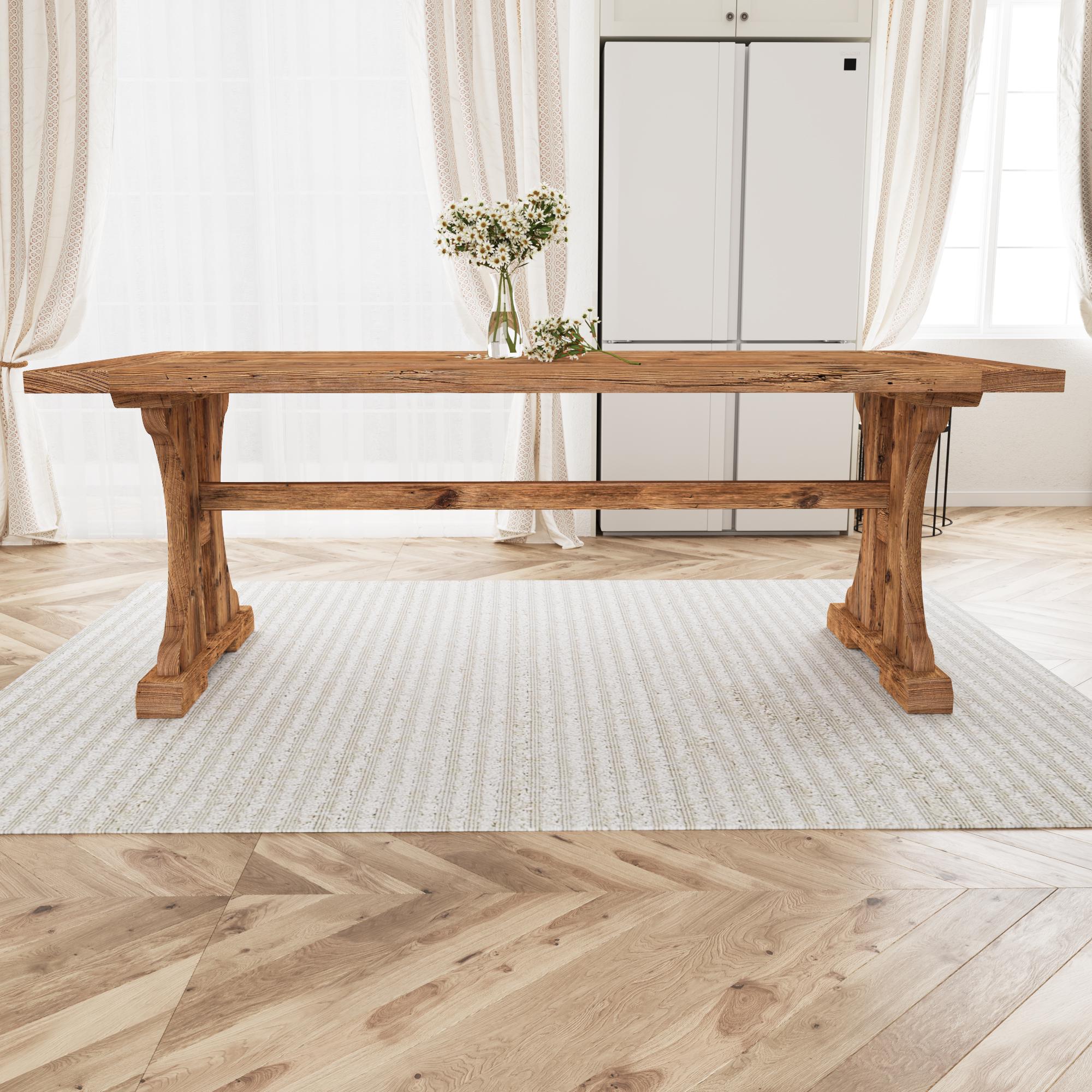 Rustic Dining Table: Reclaimed Wood Farmhouse Style -custom Sizes ...