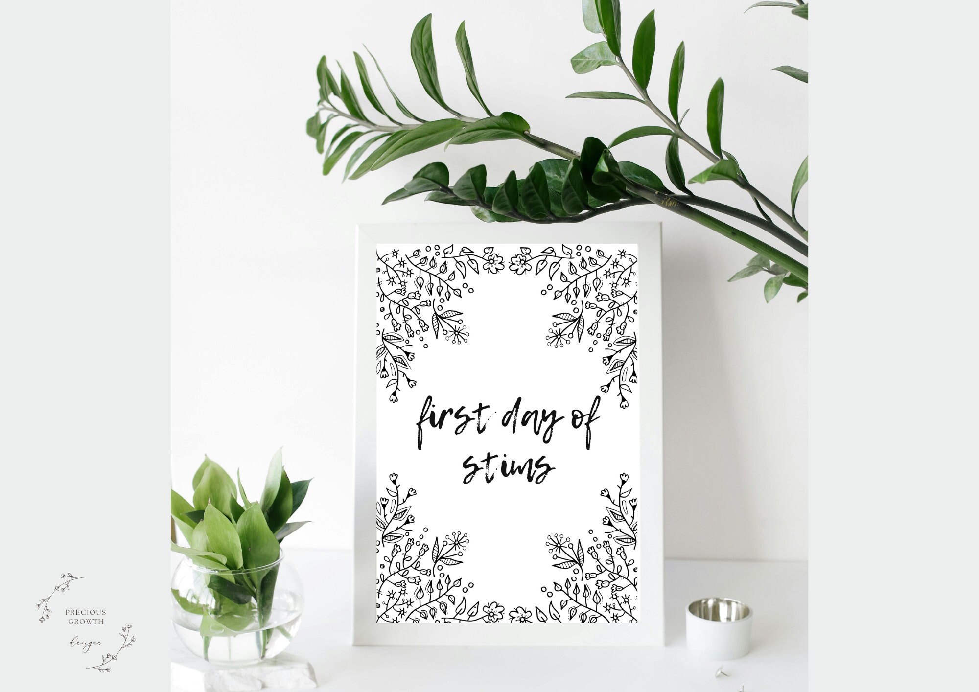 Printable IVF Milestone Cards, Digital Download, Fertility Journey ...