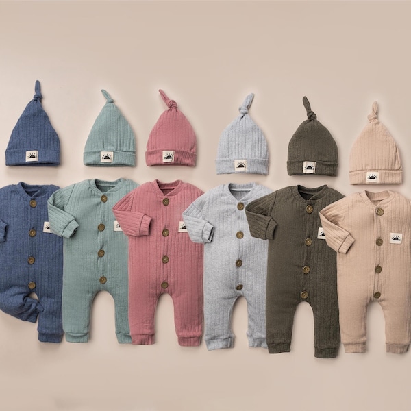 Baby Romper, Organic Baby Bodysuits, Baby Boy Romper, Organic Baby Girl Romper, Gender-Neutral  Baby Clothes, Baby Outfits