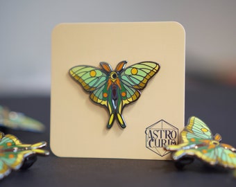 Limited Edition Luna Moth Enamel Pin