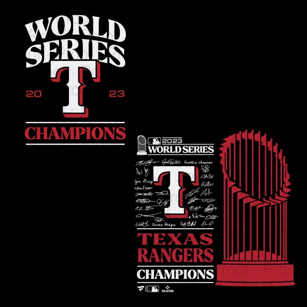 2 file Rangers World Series svg png Champions