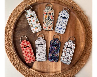 Lip Balm Keychain, Lip Balm Holder, Cute Keychain, Gift for Her, Gift for lip balm lover, Cute Accessories