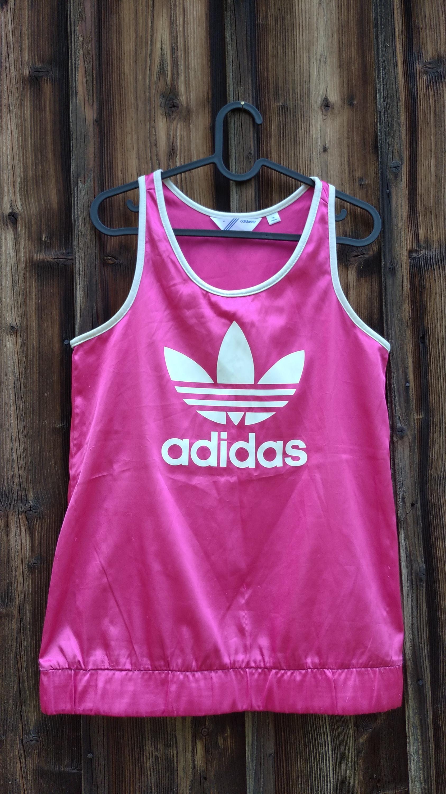 Rare! Vest Adidas Original Chile 62 / Vintage Satin Top