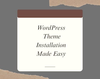 WordPress Theme-installationsservice, WordPress Theme-setup, WordPress Unterstützung, WordPress Theme-Unterstützung, WordPress Premium-Theme