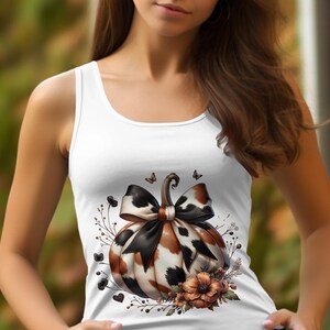Women's Fall Pumpkin Tank Top, Floral Autumn Design, Thanksgiving Fashion, Casual Sleeveless Shirt