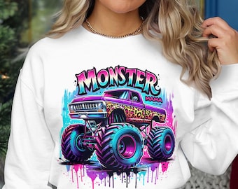 Mamá de Monster Truck (Png), Diseño de camiseta de mamá de Monster Truck, Mamá divertida (Png), Mamá divertida, Descarga digital del Día de la Madre