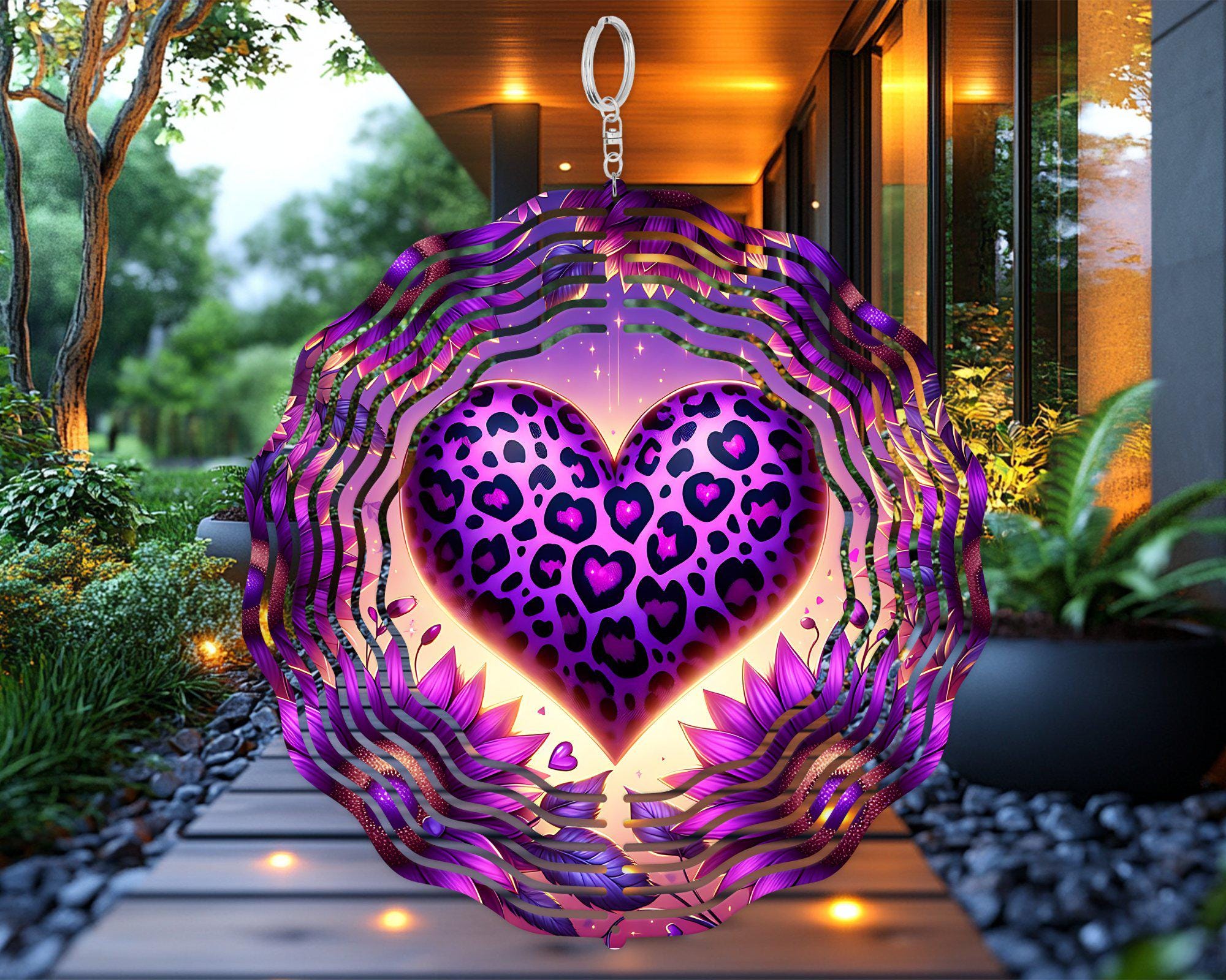 Vlinder Windspinner Van Metaal – 30 Cm 3D-effect In Paars – Voor Binnen En Buiten – Roestvrij Staal, Weerbestendig En Reflecterend – Ideaal Als Cadeau
