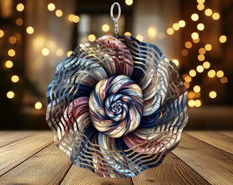Wind Spinner Sublimation PNG Design, Round PNG Digital Download, Mystical Dragonfly Night Garden, Vibrant Windspinner Image, Home Decor Art