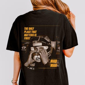 Max Verstappen Shirt Unisex Fit | Formula 1 Racing T-Shirt | Vintage Style Motorsport Tee for Fans and Gift