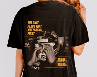 Max Verstappen Shirt Unisex Fit | Formula 1 Racing T-Shirt | Vintage Style Motorsport Tee for Fans and Gift