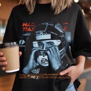 Max Verstappen Shirt, Red Bull Racing F1 Tee, Formula 1 Fan T-Shirt, Race day Apparel, Grand Prix Gift for Racing Fans