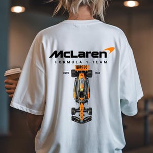 Lando Norris & Oscar Piastri McLaren F1 T-Shirt, 2025 F1 Racing Tee, Formula 1 Merch, McLaren Duo Shirt, Race Day Gift, F1 Fan Apparel