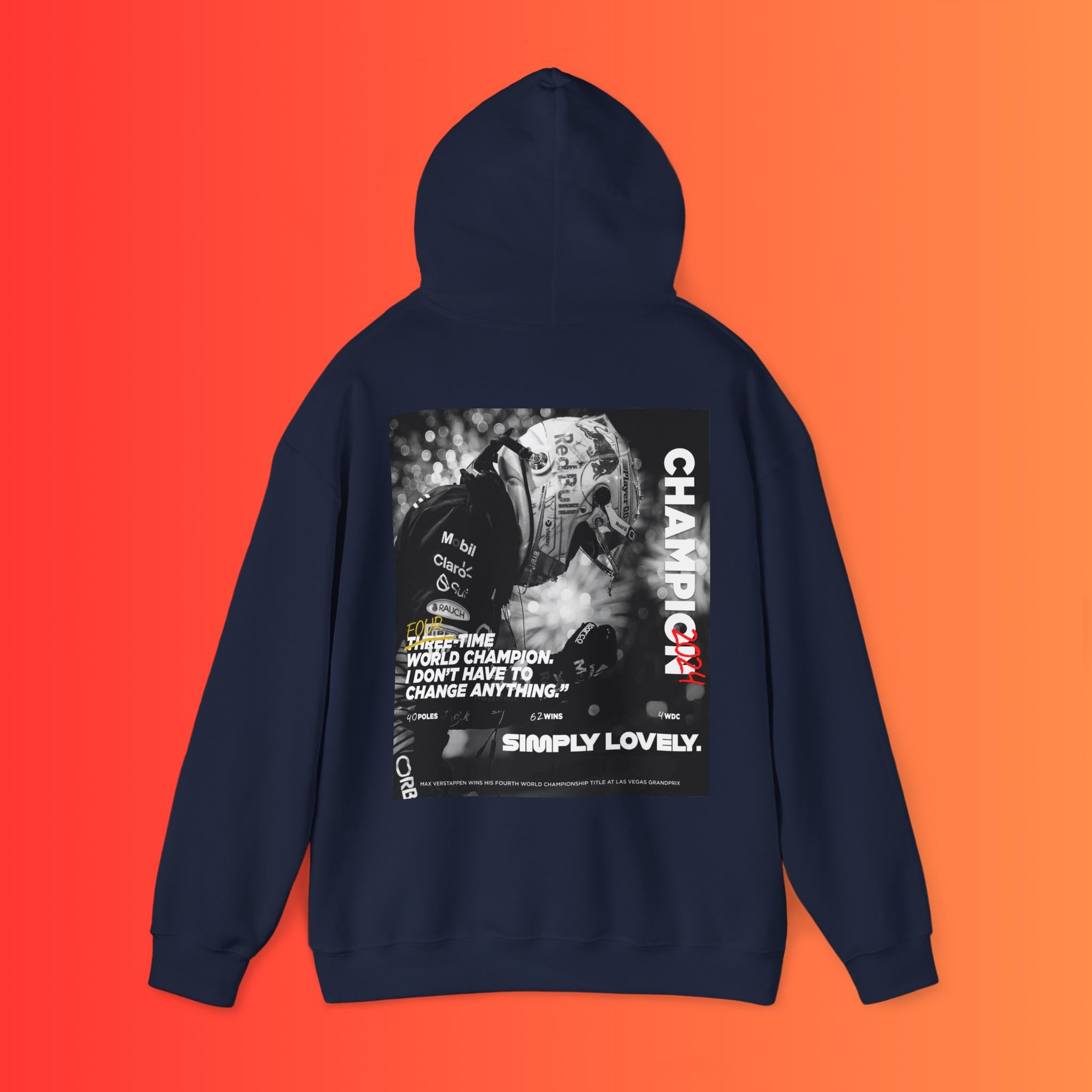Max Verstappen Hoodie F1 Champion M4X Sweatshirt 4 Time