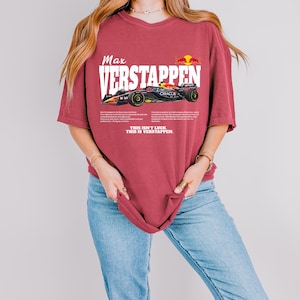 Max Verstappen Vintage Red Bull F1 Shirt, Retro Formula One Race Day Tee, Verstappen F1 Merch, Redbull Racing Gift, Unisex