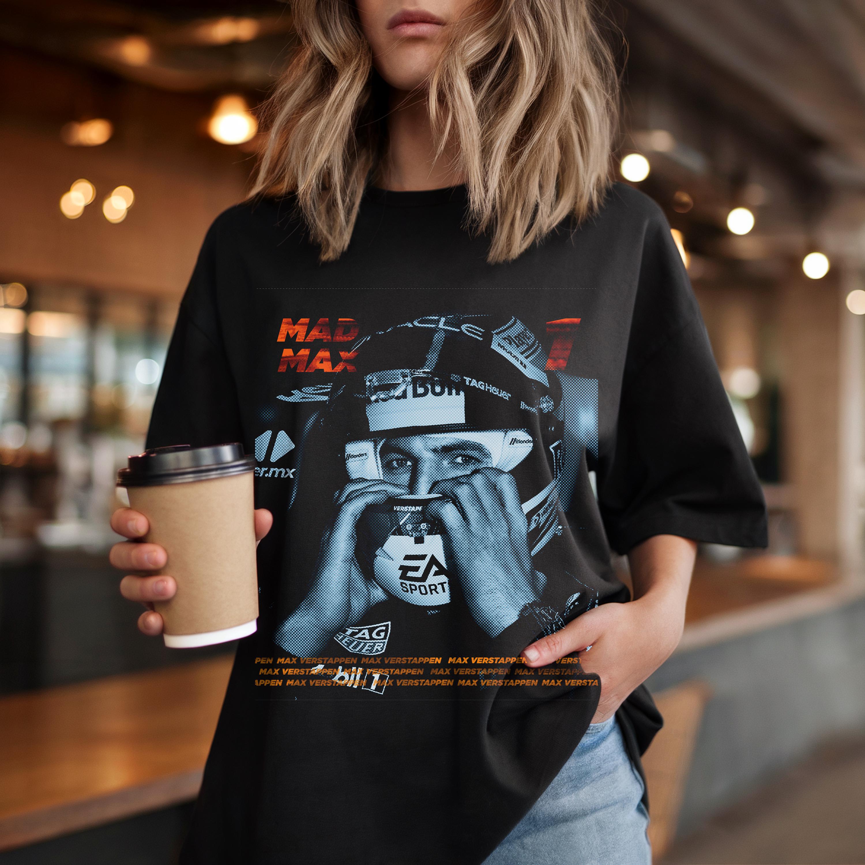 Max Verstappen Shirt, Red Bull Racing F1 Tee, Formula 1 Fan T-Shirt, Race day Apparel, Grand Prix Gift for Racing Fans