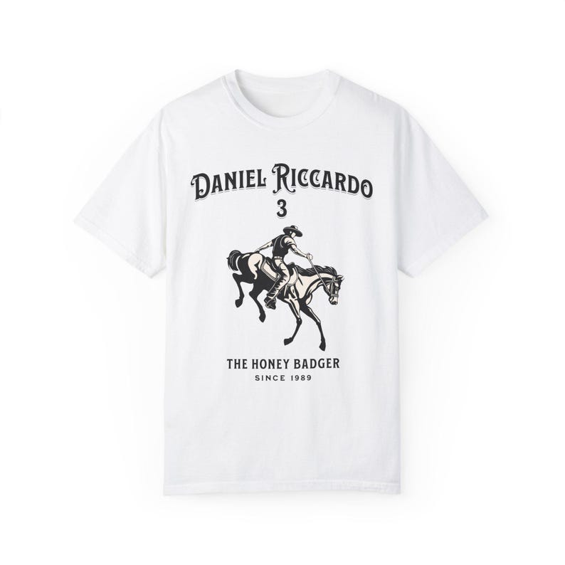 Daniel Ricciardo Comfort Colors Tshirt, Alpha Tauri Formula 1 Merch