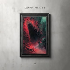 Creation to destruction, into the abyss, nightmares emerge in black, emerald and red flames. Gifts under 10