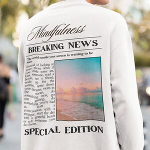 Newspaper Sweater Etsy