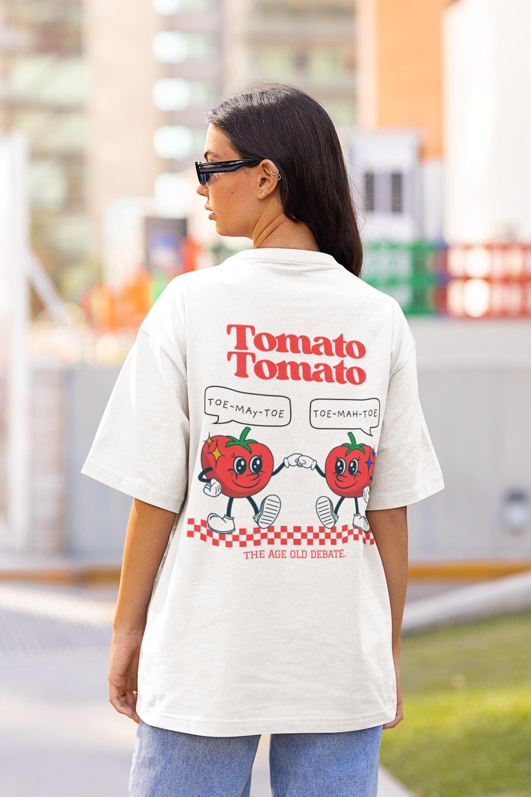 Tomato Plate Cropped T-Shirt