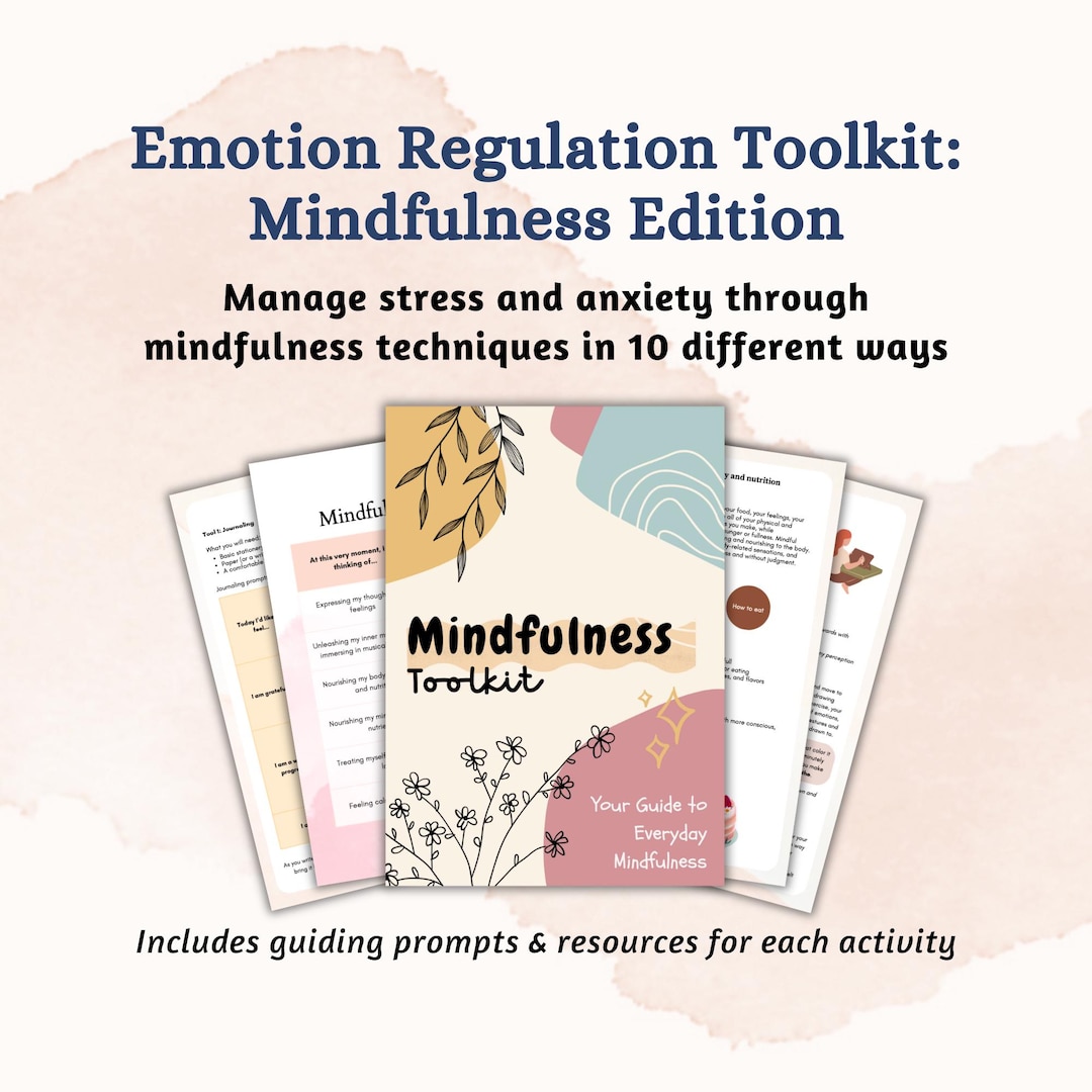 Emotional Regulation Toolkit Mindfulness Techniques for Anxiety Coping ...