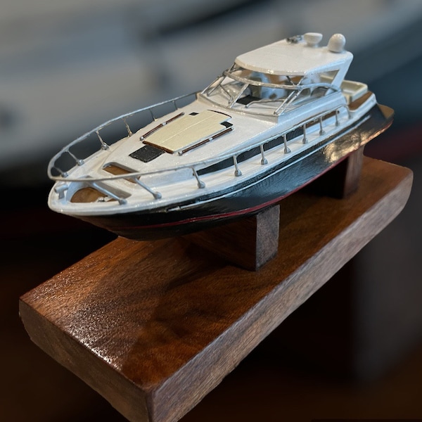 3d Printed Personalized Boat Model