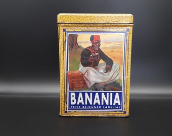 Banania Boîte Publicitaire Chocolat Vintage France
