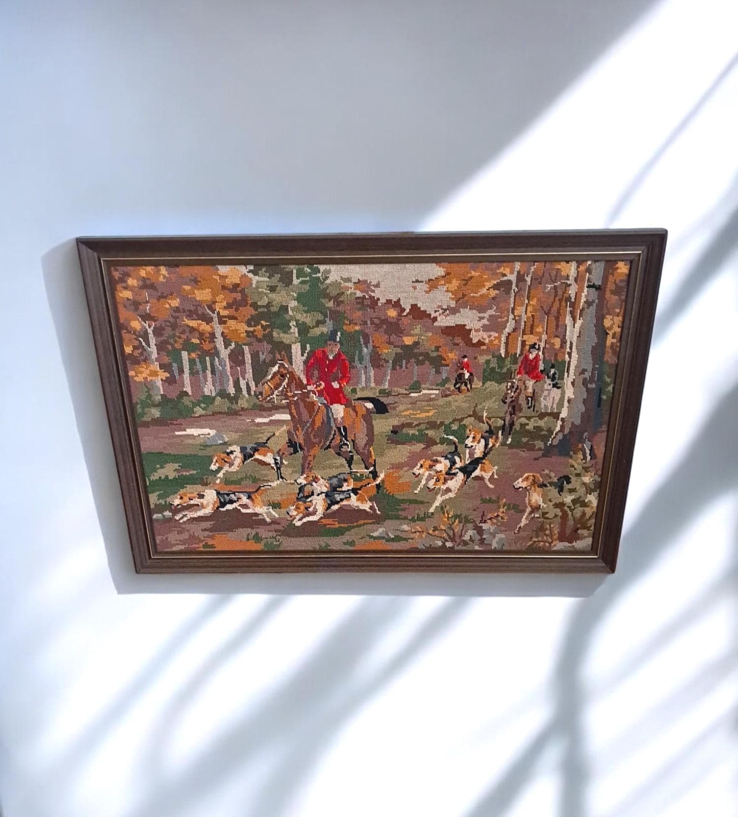 Huile Sur Toile, Chasse à Courre