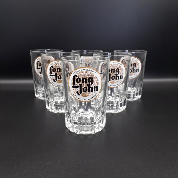 6 verres Whisky Long John Scotland Scotch