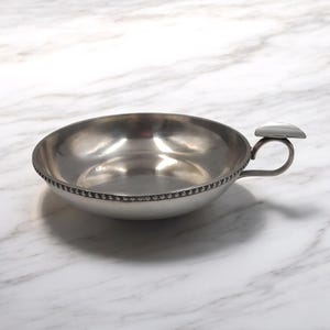 CHRISTOFLE ENORME Tastevin Very Large Size XXL Silver Metal Vintage Made in France