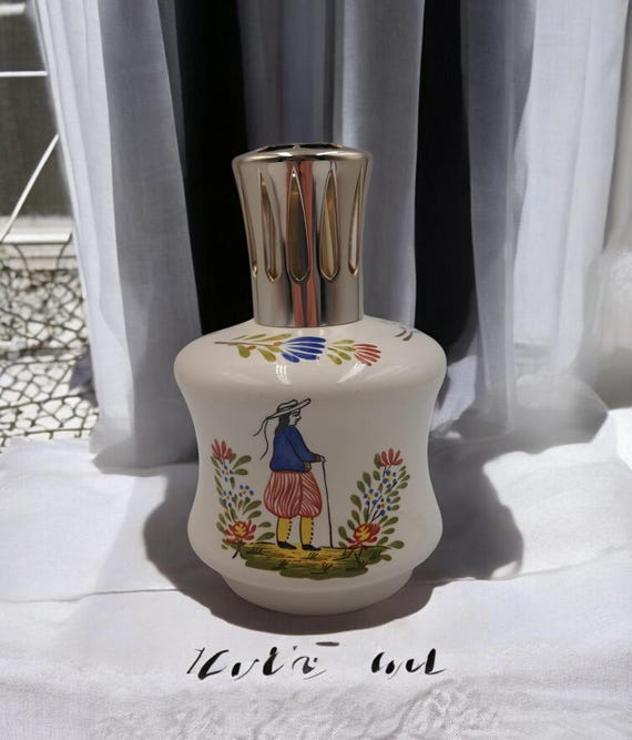 LAMPE BERGER PYRAMIDE verre multiples facettes Made in France vers 1950 EUR 50,00 - FR