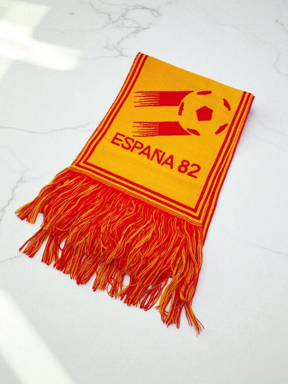 Écharpe Coupe Du Monde 1982 Naranjito Espana - Vintage Courtelle - France